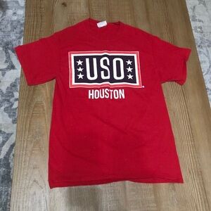 Red USO Houston T-Shirt